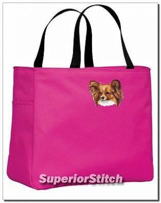 Papillon Embroidered Essential Tote Bag Any Color