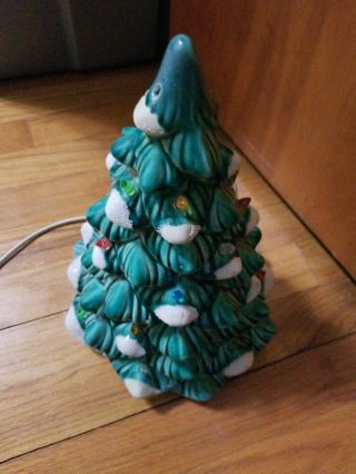 Vintage Ceramic Christmas Tree 11 Inch