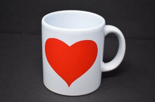 Waechtersbach Large Red Heart Coffee Mug Made In Spain In