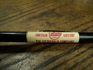 Vintage Fineline Mechanical Pencil Chrysler Airtemp Fitzgerald Co Midland Tx 3