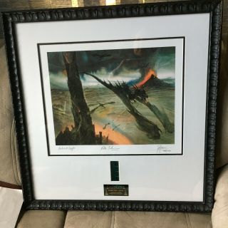 John Howe Barad - Dur Framed Giclee Print Lord Of The Rings Sideshow 118 /500