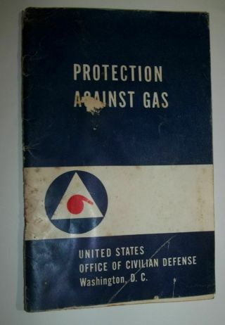 Protection Against Gas Us Office Of Civilian Defense Washington Dc Brochure 1941