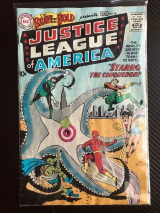 Brave And The Bold 28 Vol 1 1st App.  Of The Justice League 1960