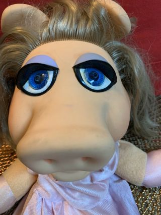 Vintage 1978 Fisher Price Large Miss Piggy Hand Puppet The Muppets 855 Henson 2