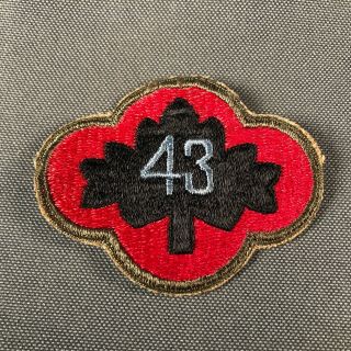 Ww1 Us Army 43rd Infantry Division Ssi Patch (patch King) 887v