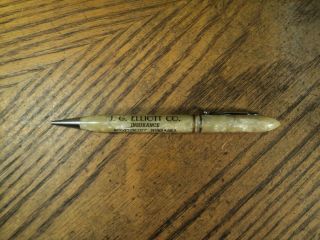 Vintage Mechanical Pencil J G Elliott Co Insurance Scottsbluff Nebraska
