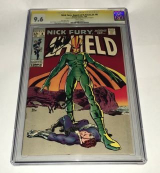 Nick Fury 8 Cgc 9.  6 Ss Signature Series Signed X 2 Herb Trimpe,  Stan Lee