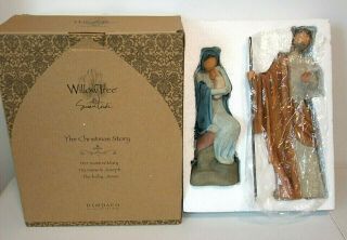 Willow Tree " The Christmas Story " Nativity Figurines,  Joseph,  Mary & Baby Jesus