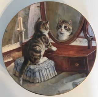 Victorian Cat Capers Collectors Plate Kitten W.  S.  George First Issued It/273