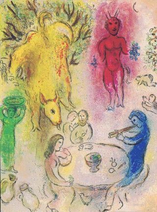 Marc Chagall " Daphnis & Chloe  Pan 