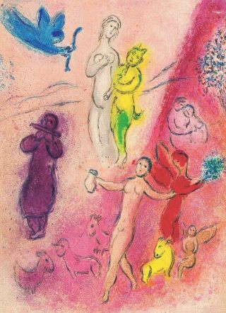 Marc Chagall " Daphnis And Chloe " The Tale Of Syrinx 