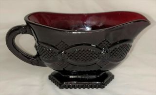 Avon Cape Cod Red Footed Gravy/sauce Boat