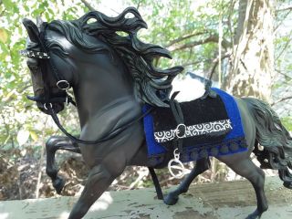Cute Handmade Fantasy Saddle Set For Breyer Model Horse Saddle Pad Bridle