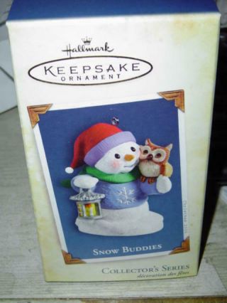 Hallmark Snow Buddies 8 Series 2005 Christmas Keepsake Ornaments Snowman Owl