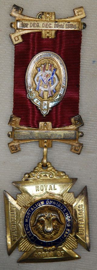 Royal Antediluvian Order Of Buffaloes Order Of Merit To Belding - Nb Lodge Canada