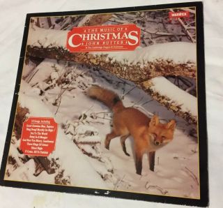 John Rutter & The Cambridge Singers The Music Of Christmas 1987 Uk Vinyl Lp Exc