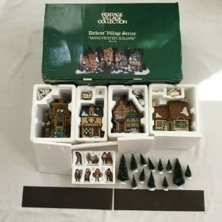 Department 56 Manchester Square Set Of 25 58301