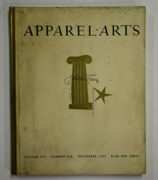 Vintage Apparel Arts Esquire December 1937 Vol Viii No Ii - A