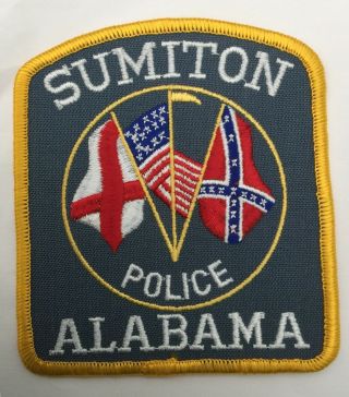 Sumiton Police,  Alabama Old Shoulder Patch