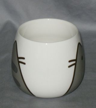 Pusheen Ceramic White and Gray Cat Coffee Tea Mug 3.  25 