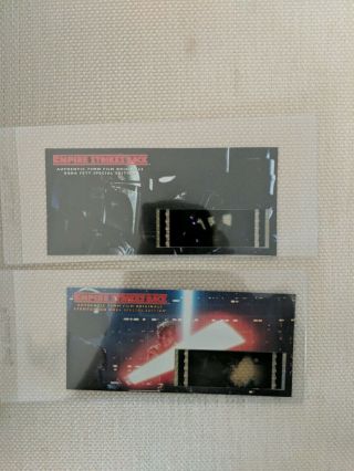 Star Wars 70mm Film Cel Cards Empire Special Edition Boba Fett Lightsaber Duel