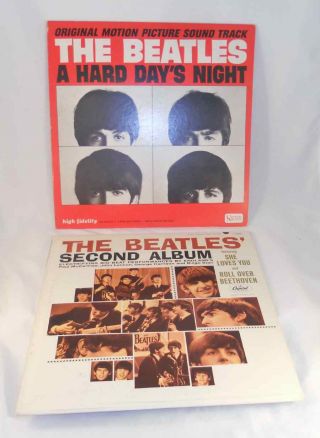 1964 Beatles Vinyl Lp Albums Hard Day 