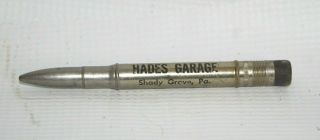 Vintage Hades Garage Shady Grove Pa Bullet Pencil