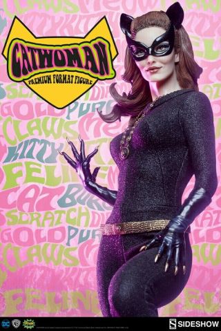 Sideshow Collectibles Catwoman 66 Premium Format Statue.  1/4 Scale Julie Newmar