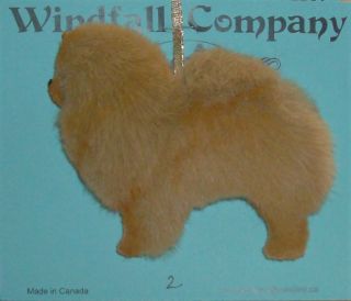Cinnamon Chow Chow Dog Soft Plush Christmas Canine Ornament 2 By Wc