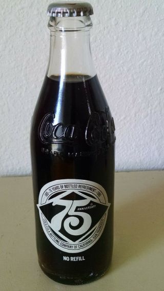 1980 Coca - Cola Bottling Co.  of California - San Francisco 75th Ann.  1905 - 1980 Btl 2