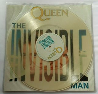 Queen,  The Invisible Man,  New/mint Uk Ltd Edition Clear Vinyl 12 Inch Single