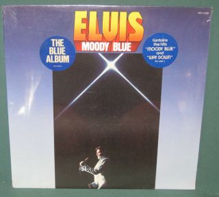 Elvis Presley Moody Blue Lp Afl1 - 2428 Promo 1977