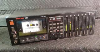 Tascam 238 Syncaset 8 Tack Cassette Tape Player Recorder Vintage Professional