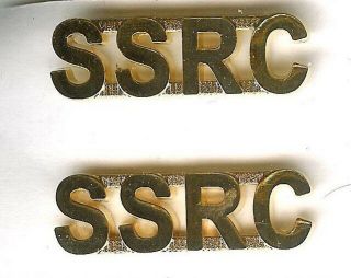Pair Modern Canadian Army Ssrc Shoulder Titles