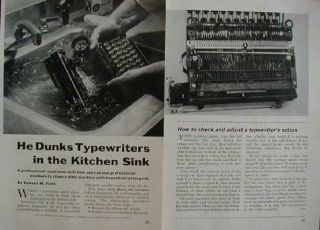 How - To And Restore A Vintage Typewriter 1957 Info