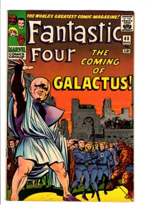 Fantastic Four 48 First Appearance Of Galactus And The Silver Surfer A Gem