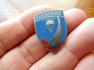 Fantastic Post - Wwii 187th Airborne Dui Di Crest Pin