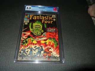 Fantastic Four 49 Cgc 3.  5 Vg - 1st Full Galactus,  2nd Silver Surfer (marvel 1966)
