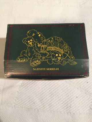 Boyds Bears Nativity THATCHER and EDEN.  as the Camel Series 2 1996 BOX 2
