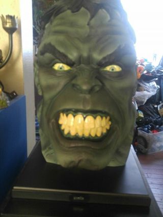 Dynamic Forces The Hulk Life Size Bust Head By Alex Ross Statue Num 236 Of 1962