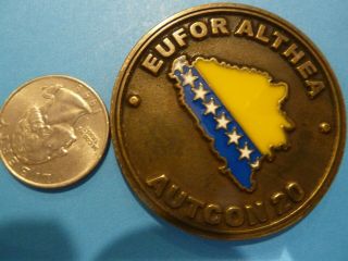 Austrian Nato Plaque For Serving In Bosnia