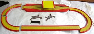 Vintage Tin Race Track - Shell,  Made In Us Zone Germany,  Cond.  No Res