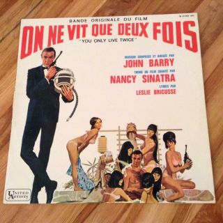 Ost You Only Live Twice[james Bond 007]john Barry 1967 French Lp Nancy Sinatra
