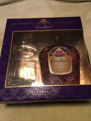 Crown Royal Collectors Edition Engraved California Whisky Cups