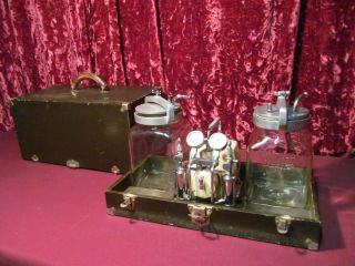 Vintage Funeral Eckels Mechanitrol Preparation Unit Aspirating Embalm Machine