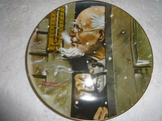 Fairview Norman Rockwell Old Man Winter 1979 Collector Plate