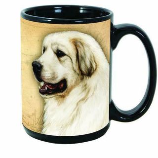 Great Pyrenees Faithful Friends Dog Breed 15oz Coffee Mug Cup