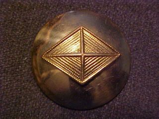 Ww2 Korea Domed Brass Us Army Finance Corps Collar Disk Marked Meyer