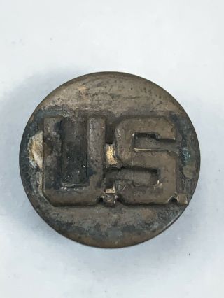 Vintage Wwii U.  S.  Army Military Screw Back Uniform Pin