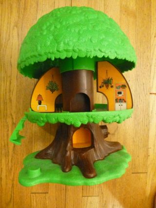 Vintage 1975 Tree Tots Family Treehouse Set Kenner General Mills Fun Group